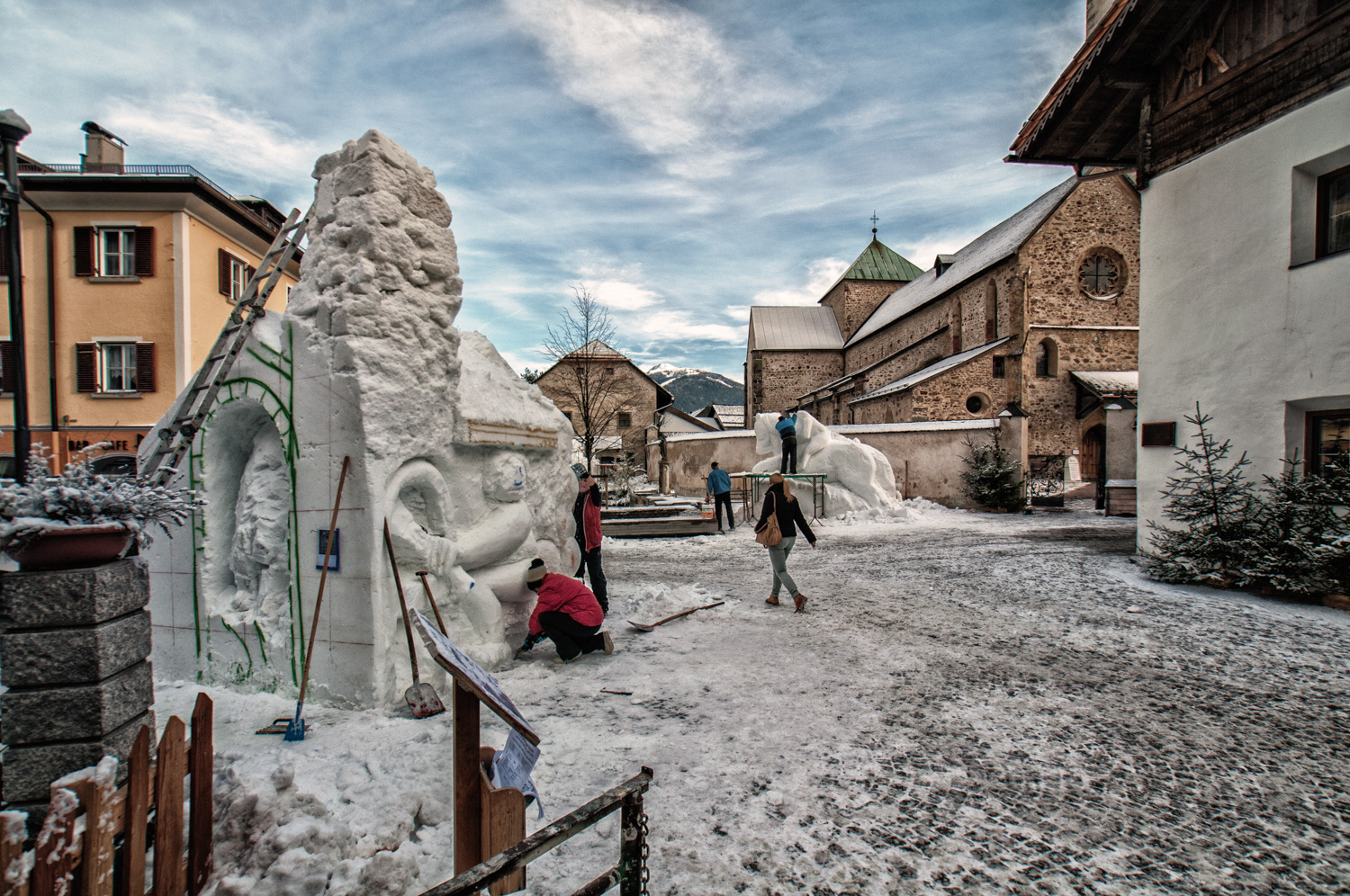 sculture di neve-studiogabriotomelleri